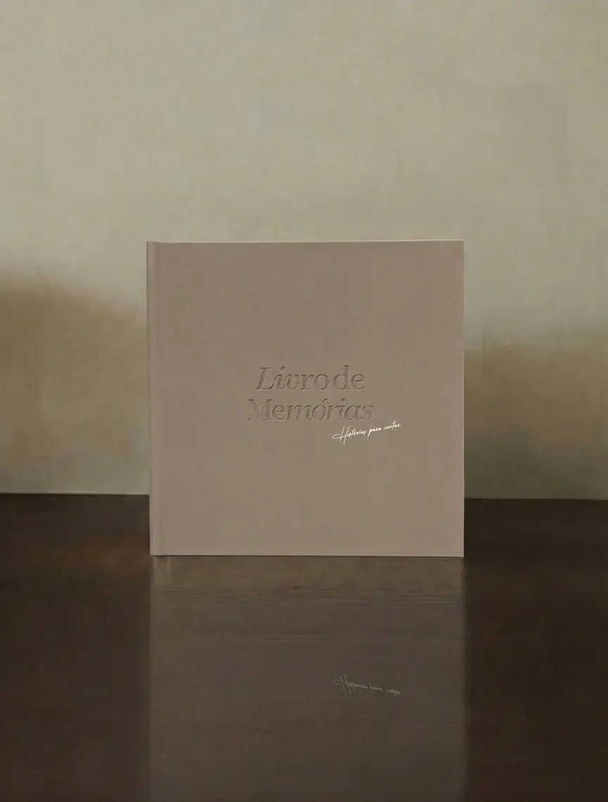 MINIMALISTA-LIVRO DE MEMORIA Minimalista Livro de Memórias | Capa Dura - Imagem 1
